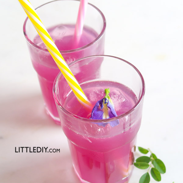 BUTTERFLY PEA TEA LEMONADE
