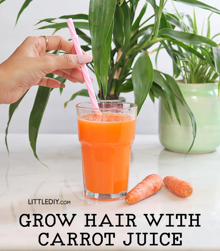 CARROT JUICE FOR HAIR GROWTH