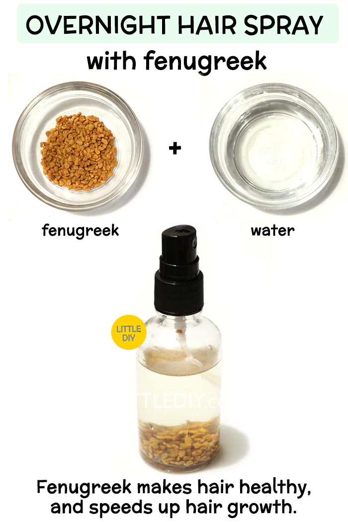 OVERNIGHT FENUGREEK HAIR SPRAY -
