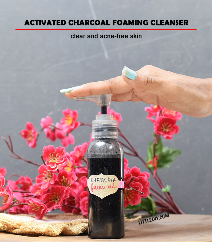 CHARCOAL FOAMING FACE CLEANSER FOR ACNE