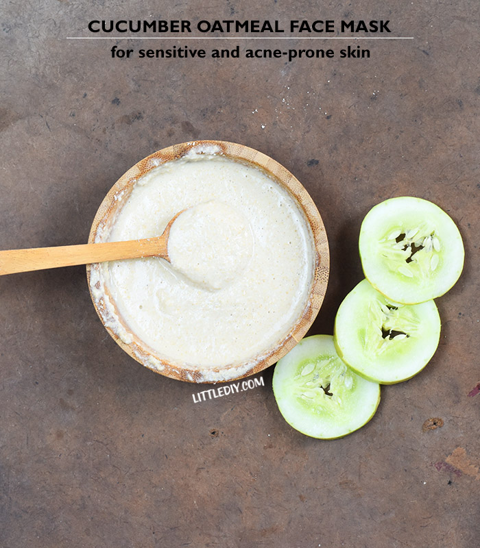 CUCUMBER OATS FACE MASK FOR SENSITIVE AND ACNE-PRONE SKIN