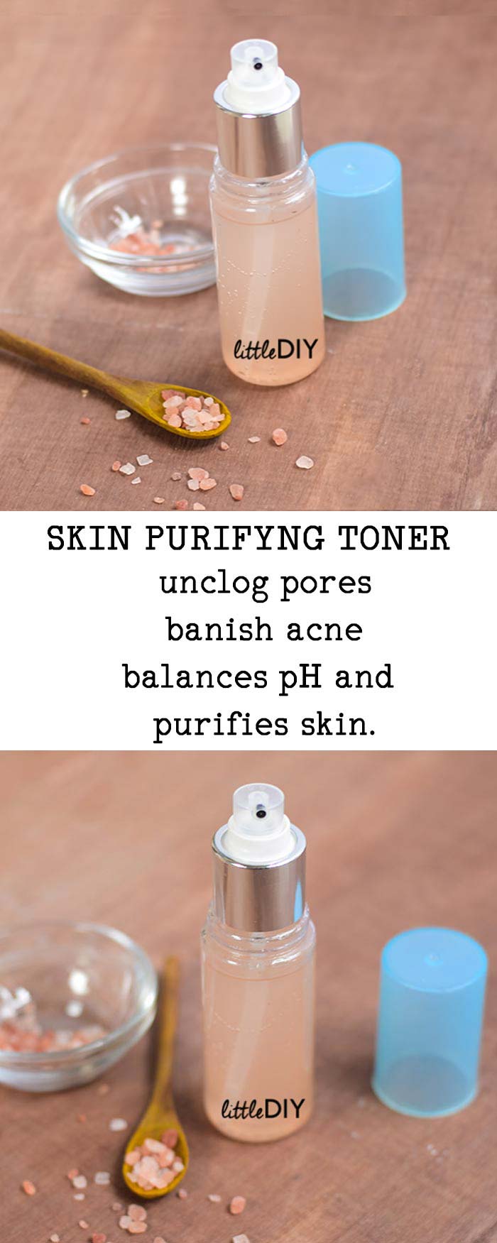 HIMALAYAN PINK SALT TONER TO PURIFY SKIN - LITTLE DIY