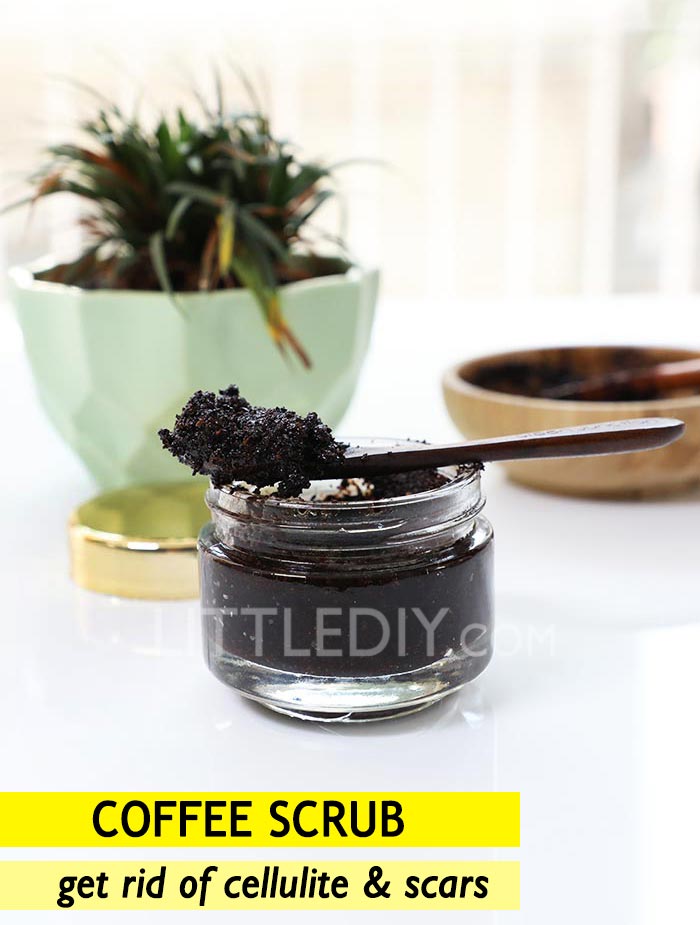 COFFEE SCRUB to get rid of scars and cellulite