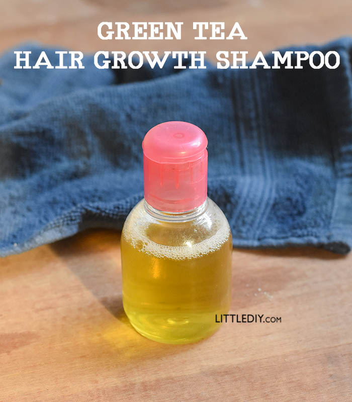 DIY Green Tea Hair Growth Shampoo