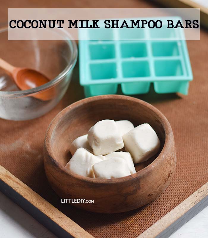 DIY COCONUT MILK SHAMPOO BARS