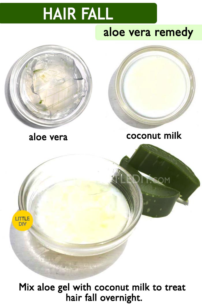 Aloe vera for Hair Fall -