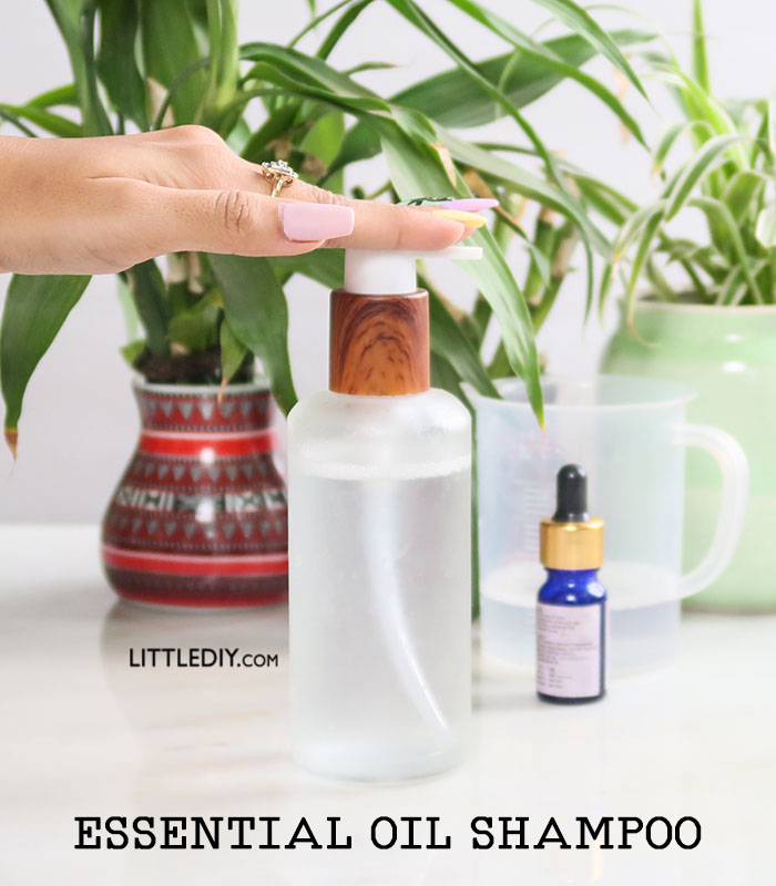 DIY ESSENTIAL OIL SHAMPOO