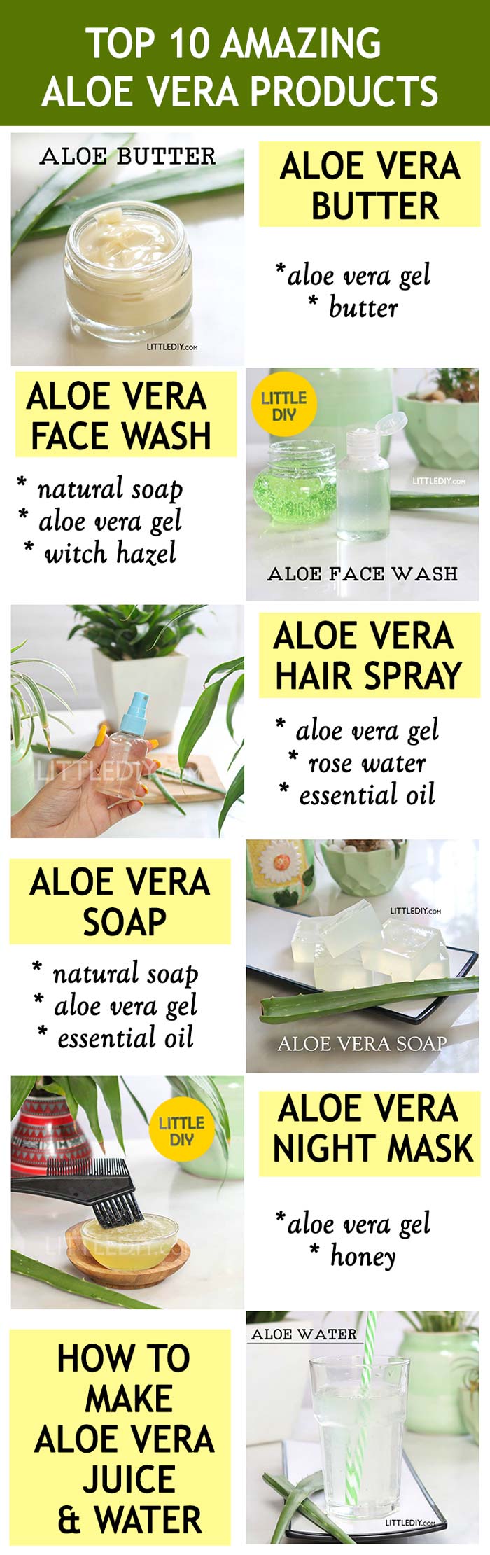 TOP ALOE VERA PRODUCTS