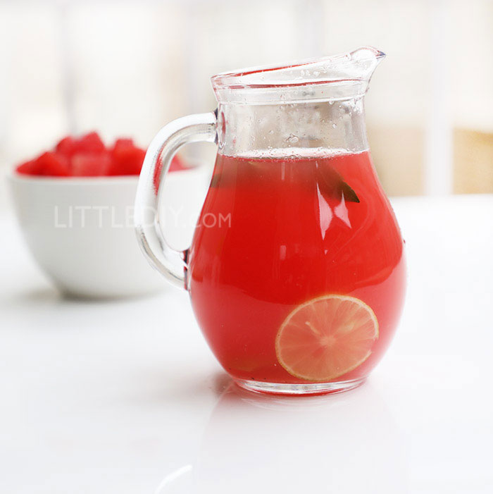 HEALTHY WATERMELON LEMONADE RECIPE