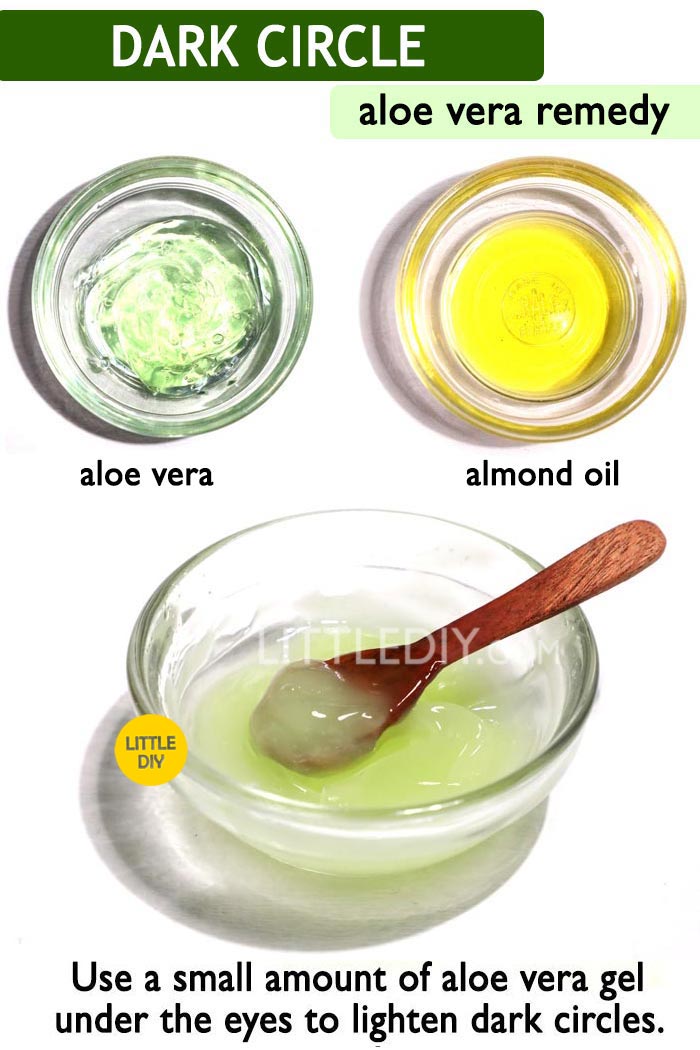 Aloe vera for Dark circles -
