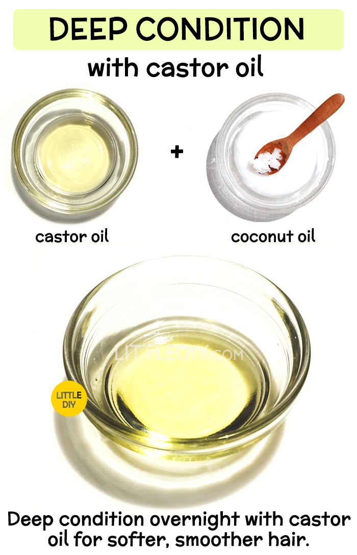 Overnight Castor oil Hair Mask to Deep condition hair :