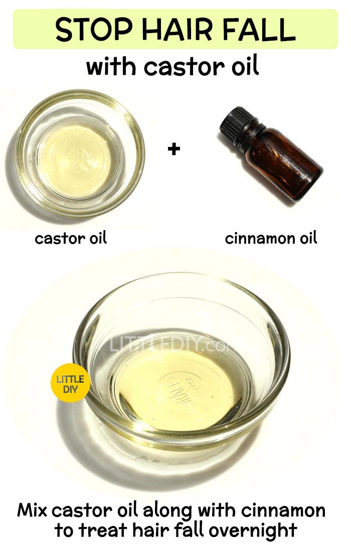 Overnight Castor oil Hair Mask to stop hair fall :