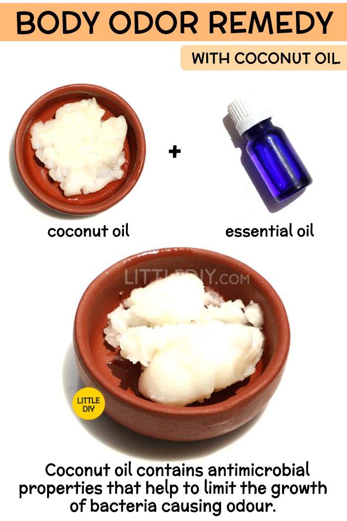 Coconut Oil body odor Remedy -