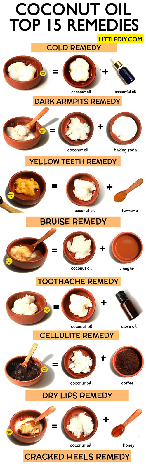 TOP 15 AMAZING COCONUT OIL HOME REMEDIES