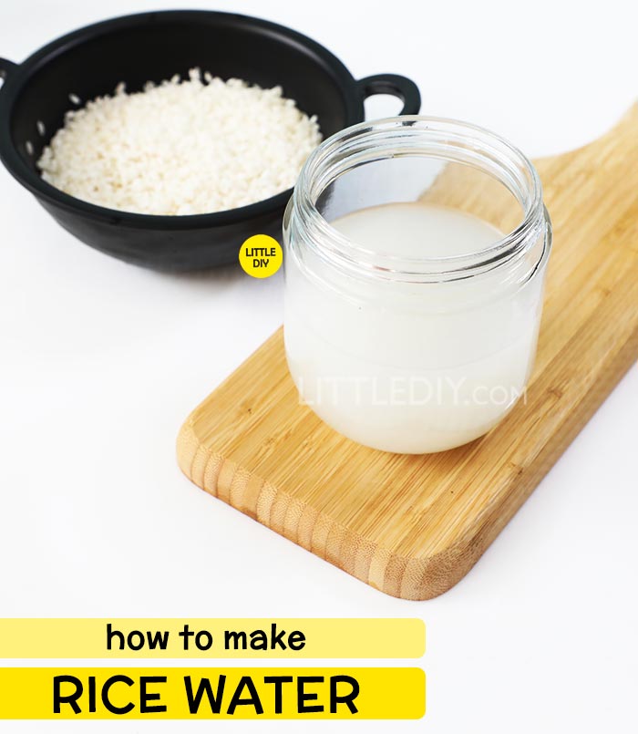 HOW TO MAKE RICE WATER