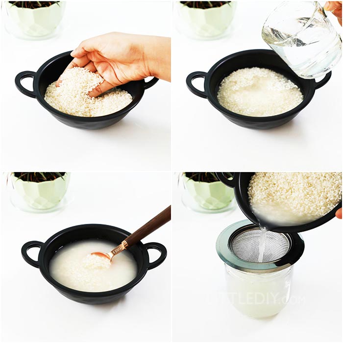 HOW TO MAKE RICE WATER