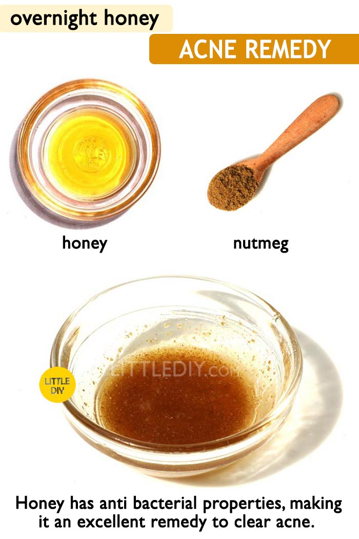Honey overnight Pimple / Acne remedy -