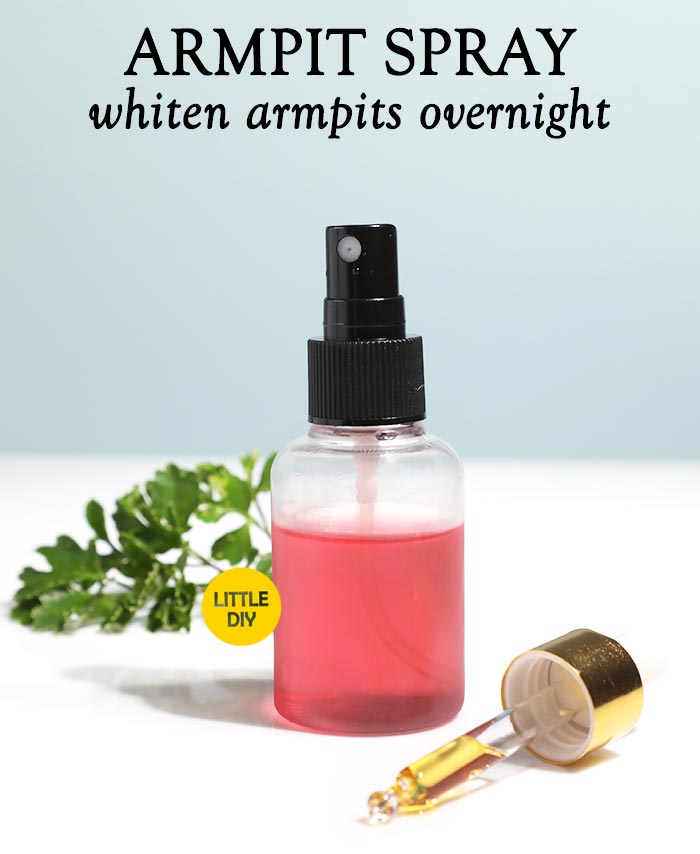 Whiten armpits overnight