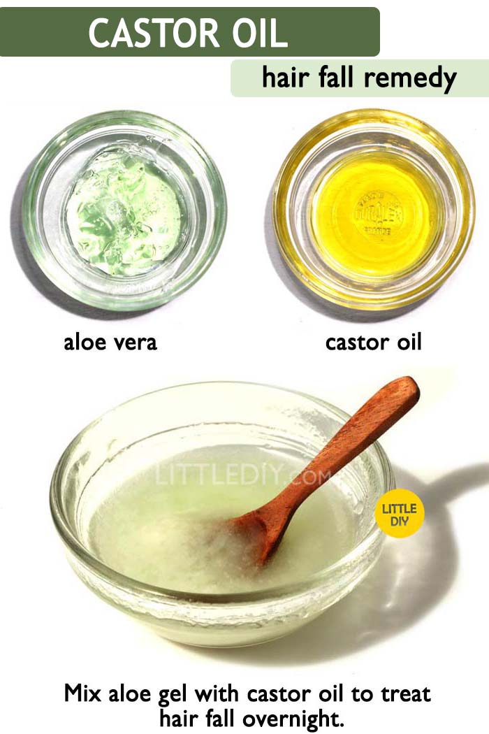 CASTOR OIL FOR HAIR FALL -