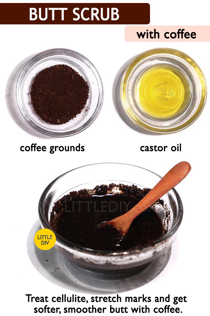 Coffee butt scrub -