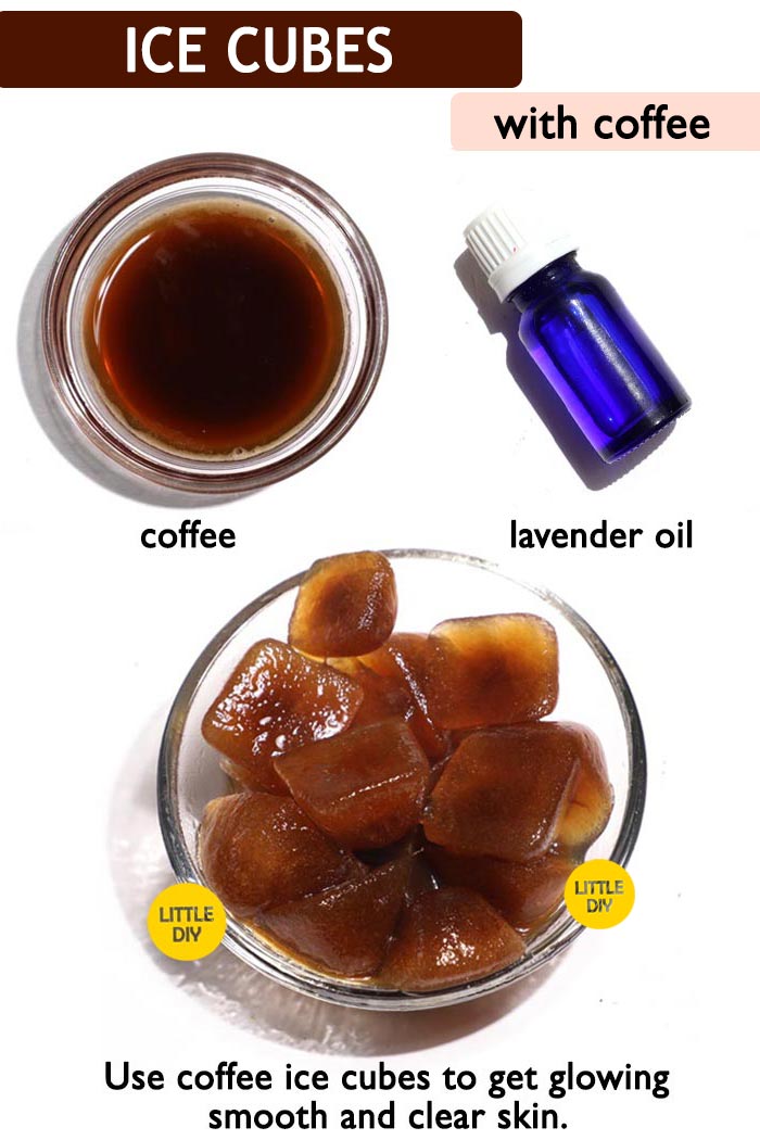 coffee ice cubes -