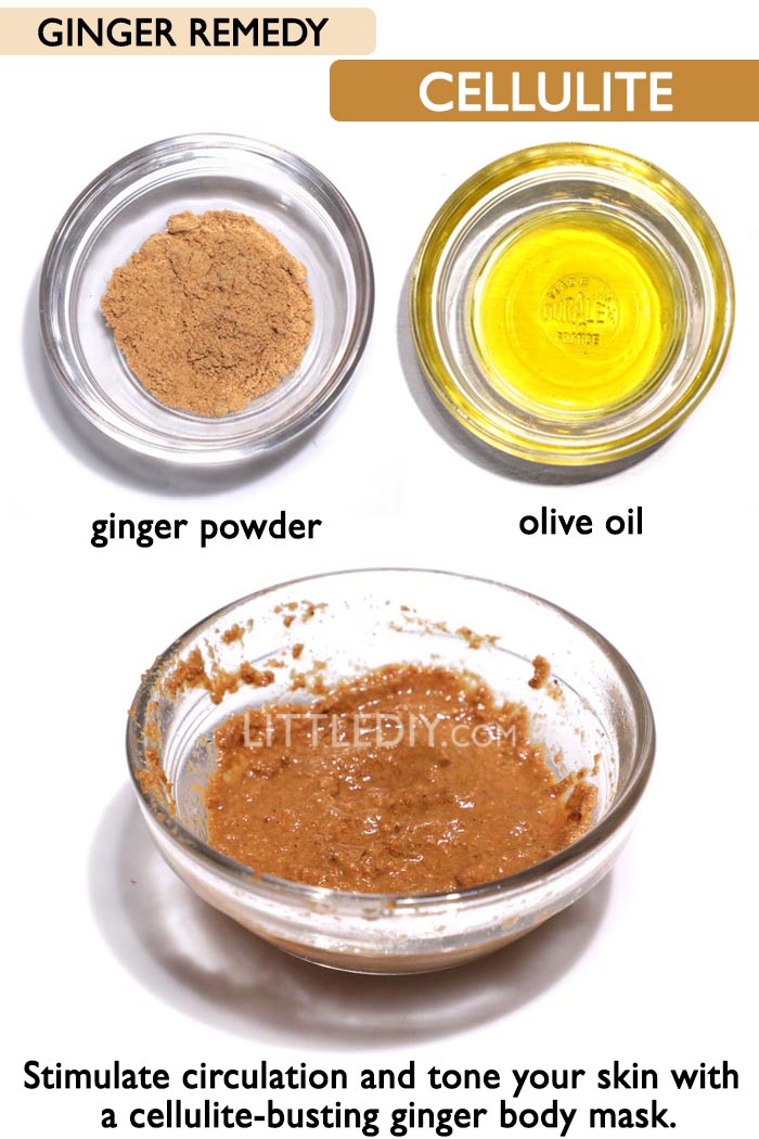 Ginger for cellulite and stretch marks -