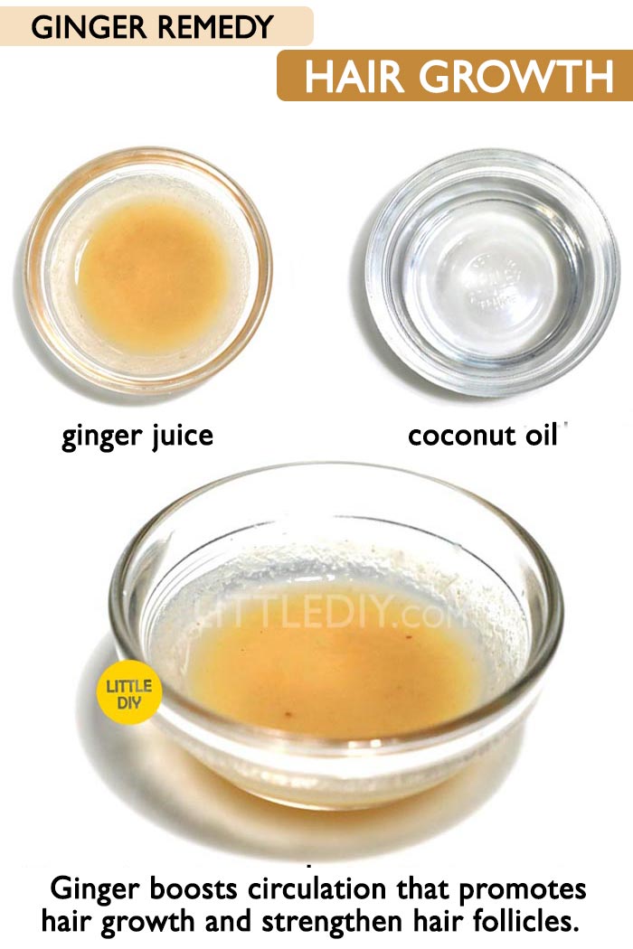 Ginger hair growth mask -