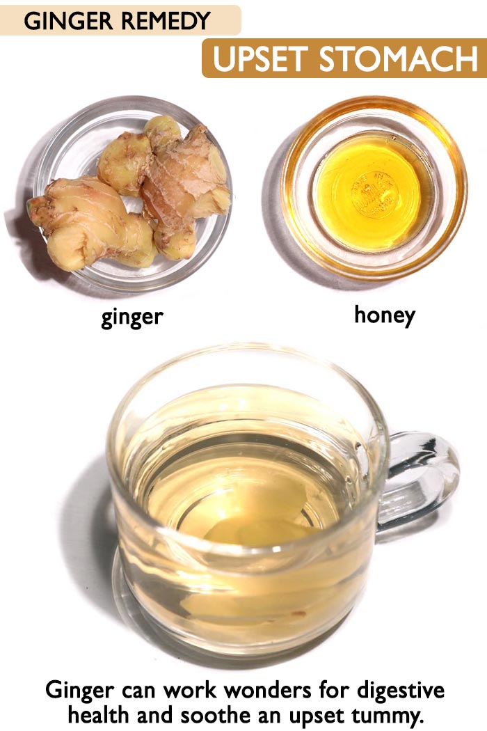 Ginger for upset stomach -
