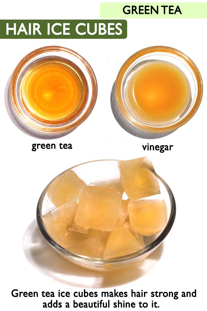 Green tea Hair cubes -