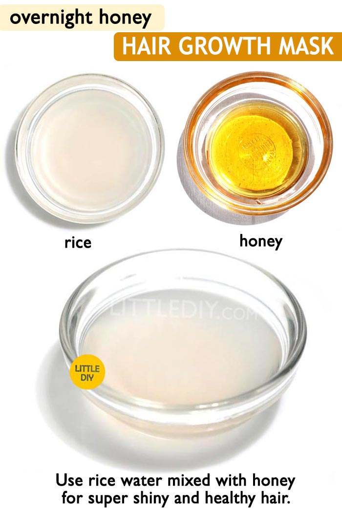 Honey hair sleeping mask for hair growth -