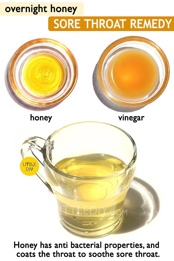 Honey remedy for sore throat