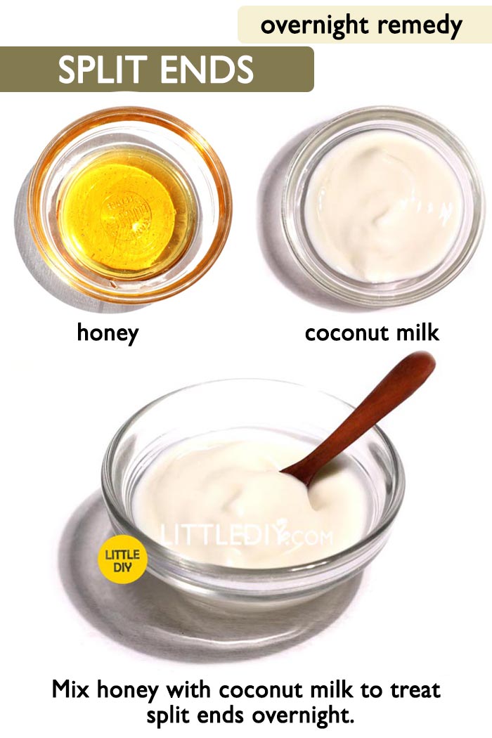Smooth split ends overnight -