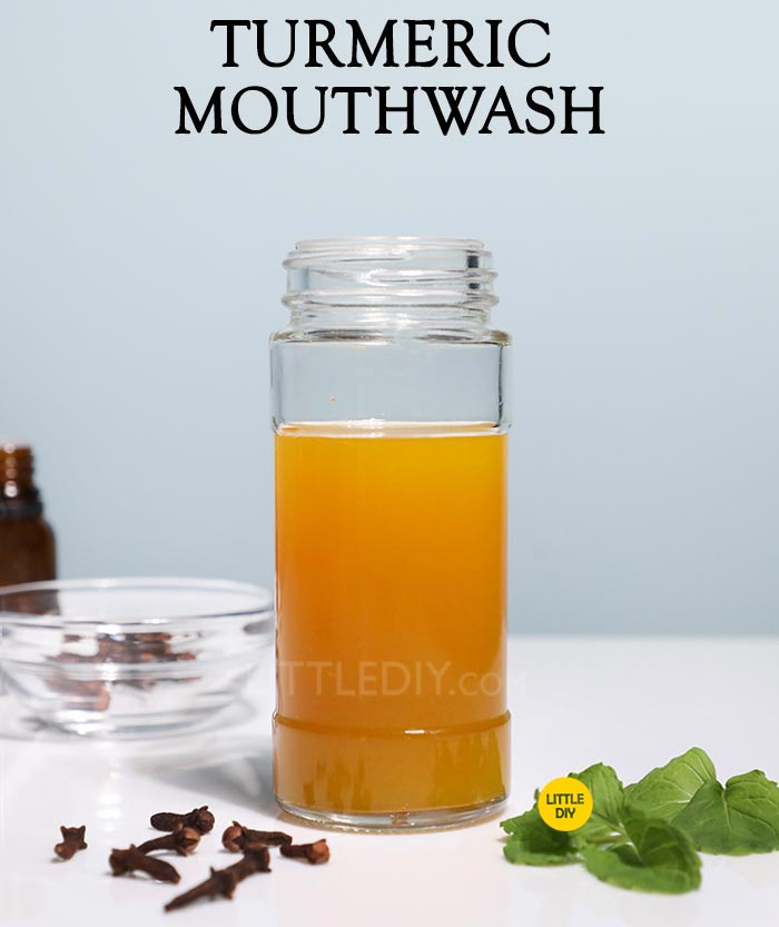 Turmeric mouthwash