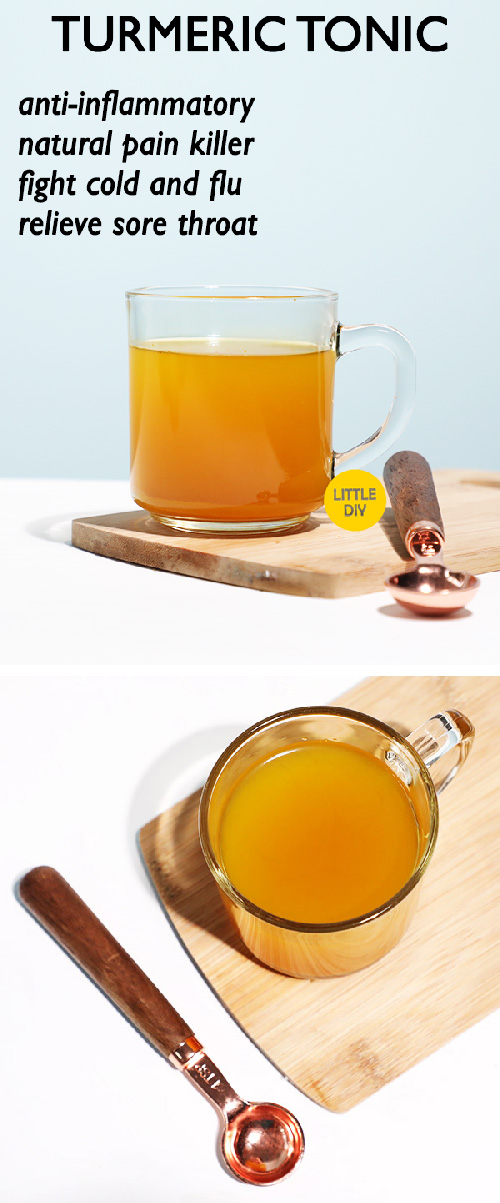 TURMERIC TONIC FOR COLD and SORE THROAT