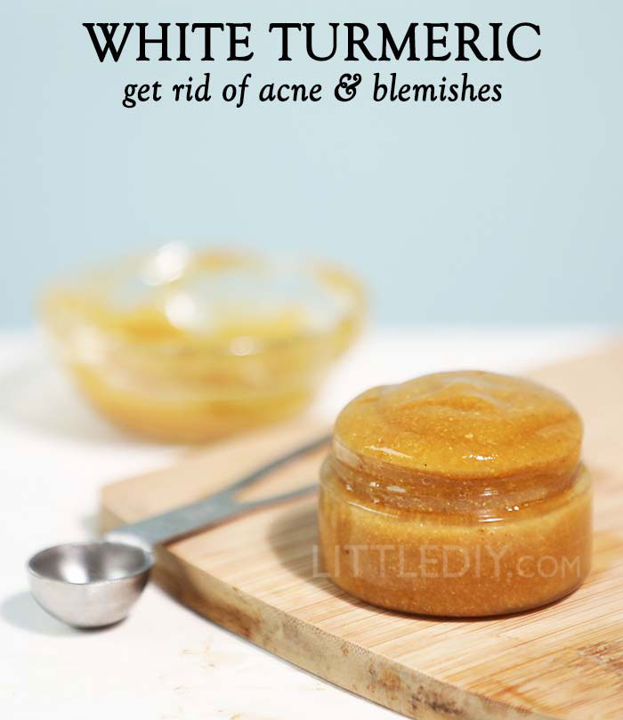 White turmeric to get rid of acne and pimples