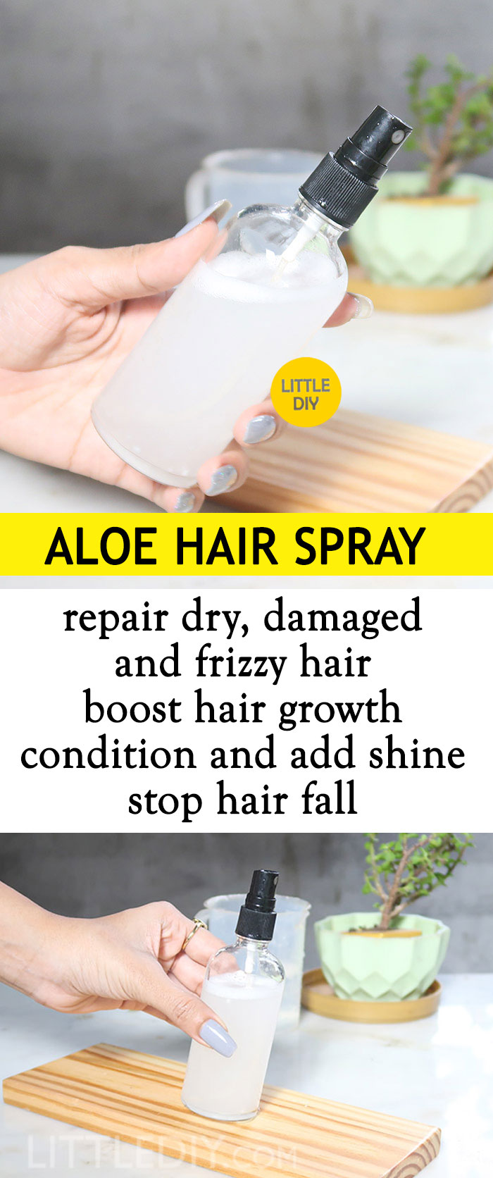 ALOE VERA HAIR SPRAY FOR DAMAGED HAIR