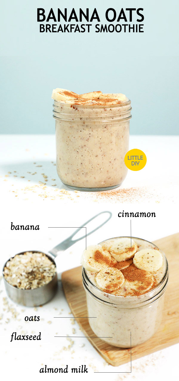 BANANA OATS SMOOTHIE RECIPE