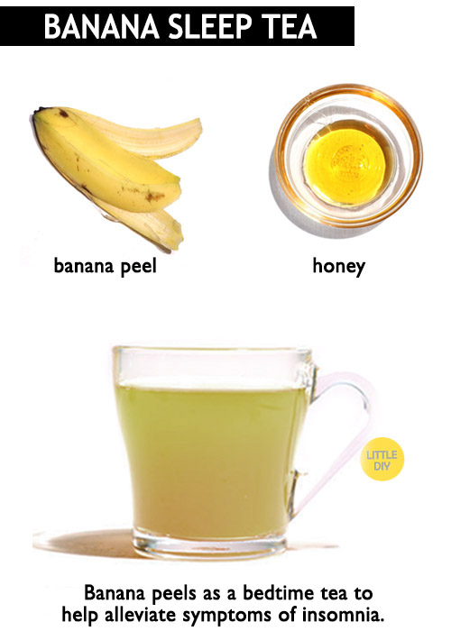 Banana Peel tea for sleep -