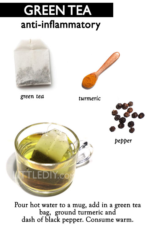 TURMERIC GREEN TEA ANTI INFLAMMATORY TEA RECIPE