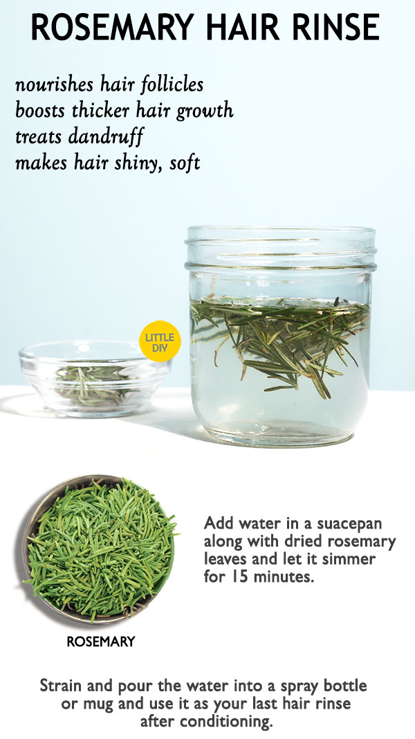 ROSEMARY HAIR RINSE FOR THICKER HAIR