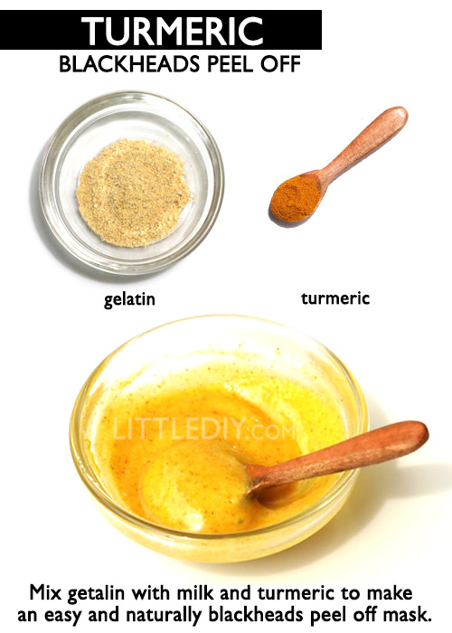 Turmeric peel off mask-