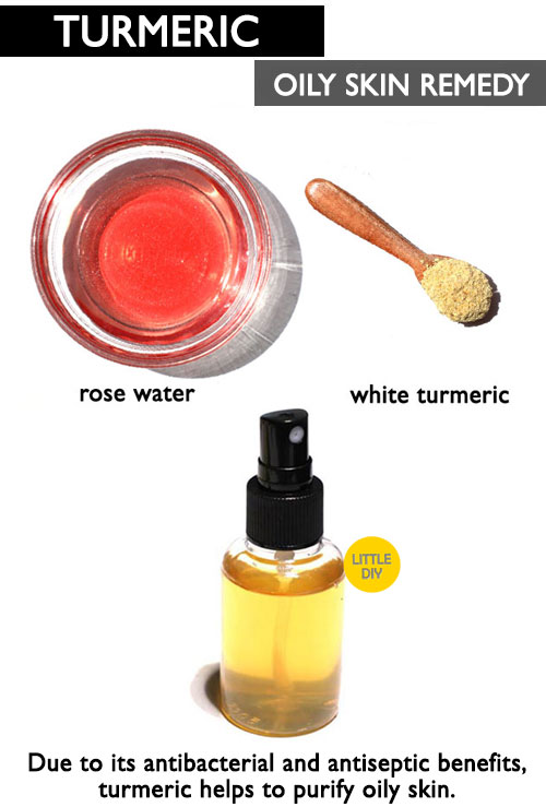 TURMERIC FOR OILY SKIN -