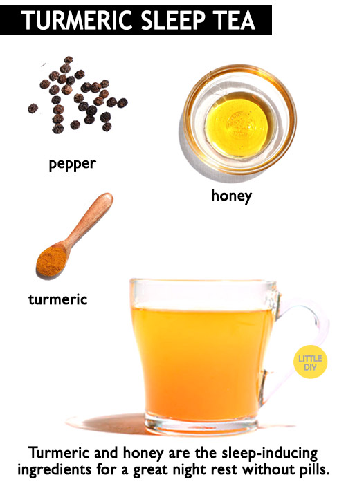 Turmeric tea for sleep -