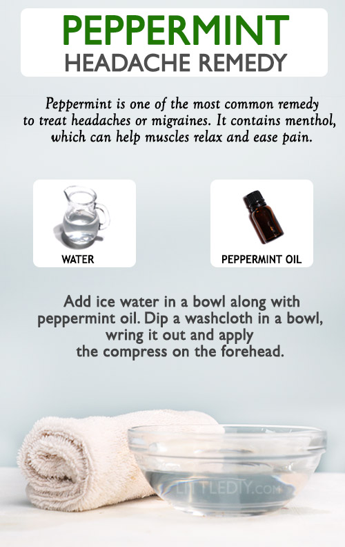 PEPPERMINT FOR HEADACHE