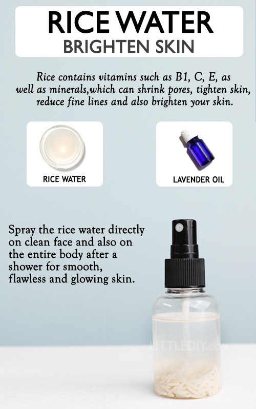 RICE WATER TO BRIGHTEN SKIN