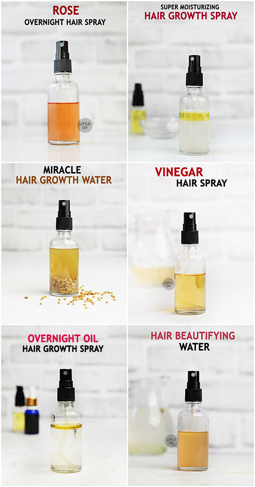 AMAZING DIY HAIR SPRAY