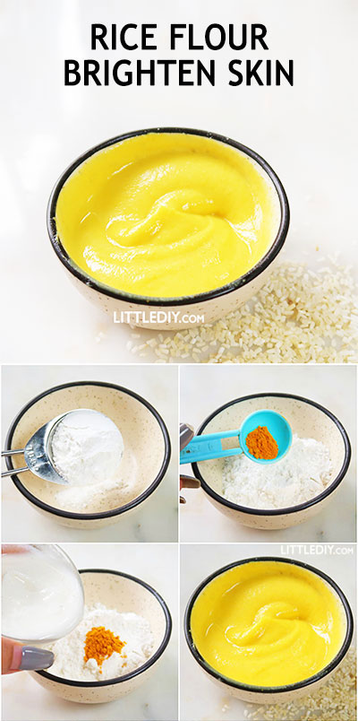 RICE FLOUR TO BRIGHTEN SKIN